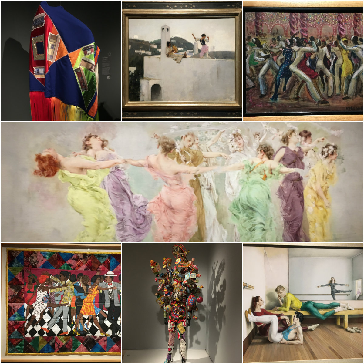 Art featured in the traveling exhibit Art of the American Dance at Crystal Bridges