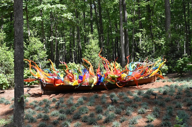 Chihuly in the Forest at Crystal Bridges August 16-November 13