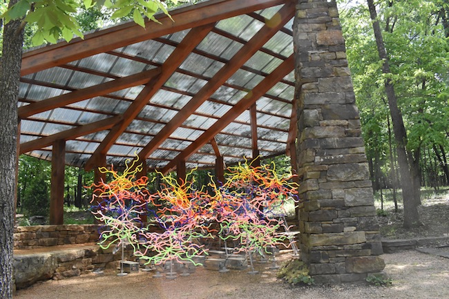 Chihuly in the Forest at Crystal Bridges August 16-November 13