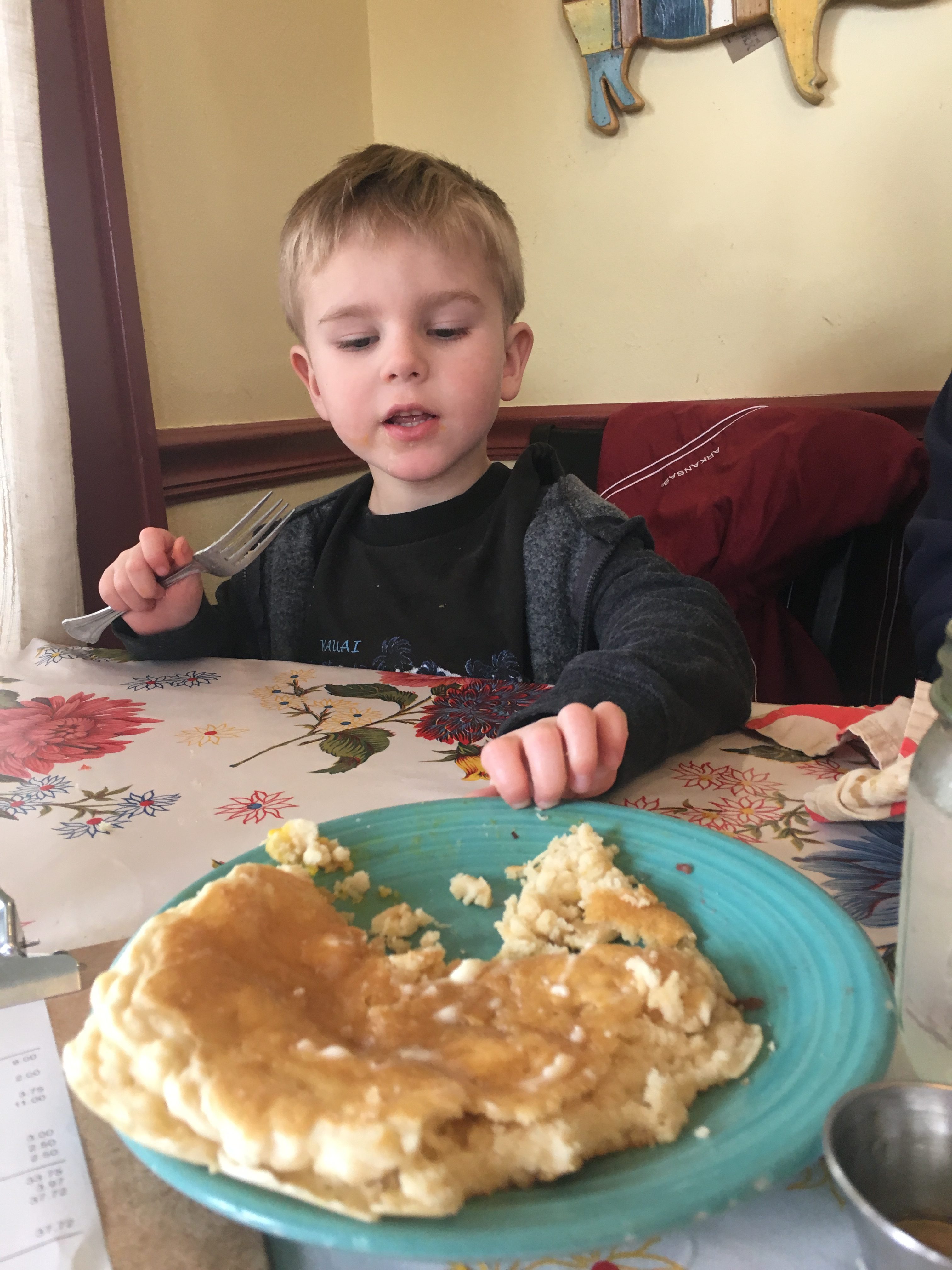 Farmer's Table breakfast for our 11th anniversary